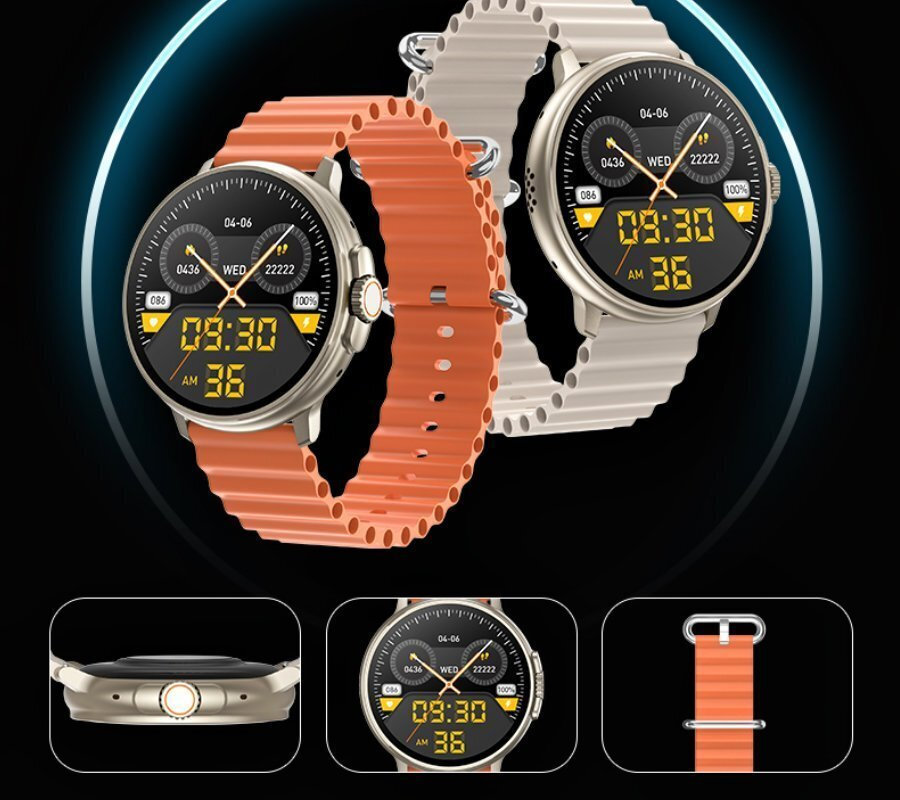 Rubicon Smartwatch Rncf15 Cream Rncf15 προβολή 3