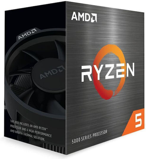 AMD Ryzen 5 5500 3.6GHz Processor 6 Core for Socket AM4 in Tray with Heatsink view 2
