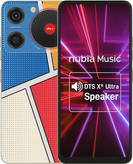 ZTE Nubia Music Dual SIM (4GB/128GB) Pop Art vue 4