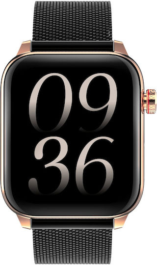 MaxCom FW64 Oxygen 2 Smartwatch with Heart Rate Monitor (Gold) view 3