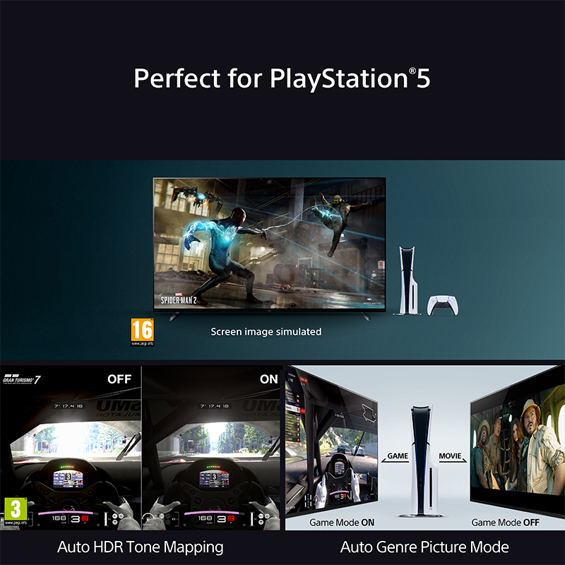 Sony Smart Television 65" 4K UHD OLED Bravia 8 HDR (2025) view 7