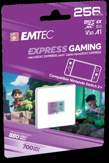 Emtec Gaming microSDXC 256GB Class 10 U3 V30 A1 UHS-I view 3