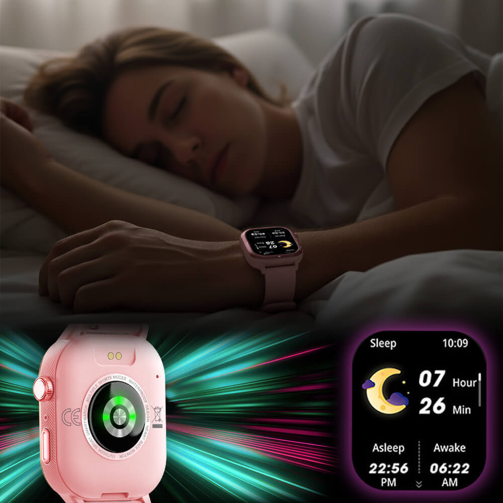 inSPORTline Melagra 43mm Smartwatch with Heart Rate Monitor Pink vue 5