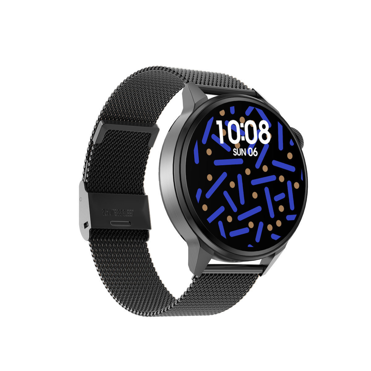 Fantastic FiT Aluminium Smartwatch with Heart Rate Monitor (Black) view 2