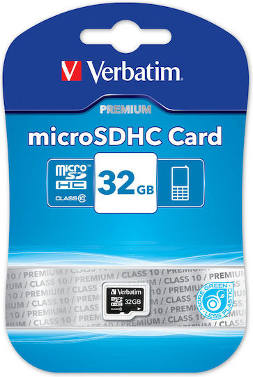 Verbatim Premium microSDHC 32GB Class 10 U1 High Speed view 1