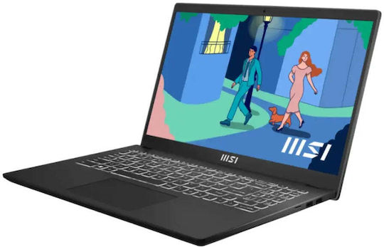 MSI Modern 15 B12MO 15.6" FHD (i7-1255U/16GB/512GB SSD/No OS) (US Keyboard) vue 5