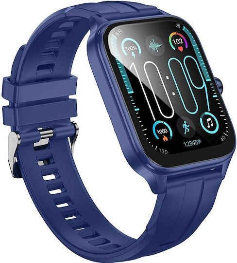 Hoco Y27 Call Smartwatch (Blue) view 1