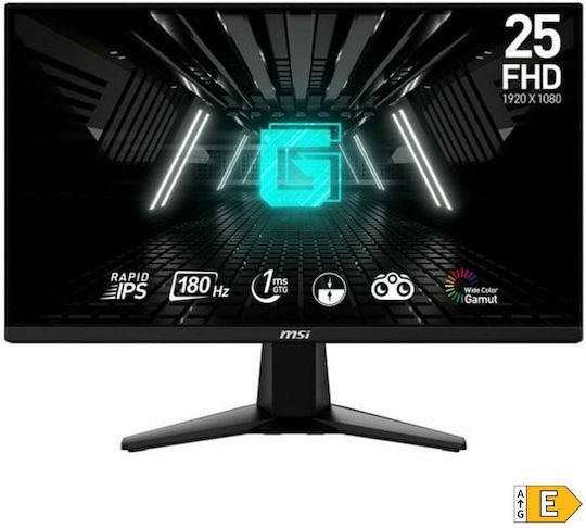 MSI G255F IPS Gaming Monitor 24.5" FHD 1920x1080 180Hz with Response Time 1ms GTG