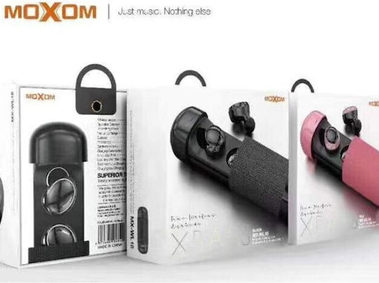 Moxom MX-WL18 In-ear Bluetooth Handsfree Earphones with Charging Case Black view 3