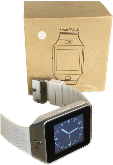 DZ14 Smartwatch with SIM (White) view 3