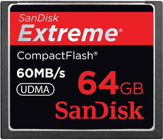 Sandisk Extreme CompactFlash 64GB view 1
