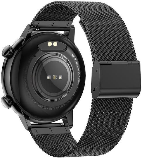 Manta Alexa Mini 39mm Smartwatch with Heart Rate Monitor (Black) view 3