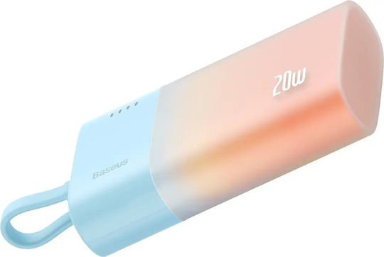 Baseus Popsicle Power Bank 5200mAh 20W with USB-C Port Sunset Orange view 4