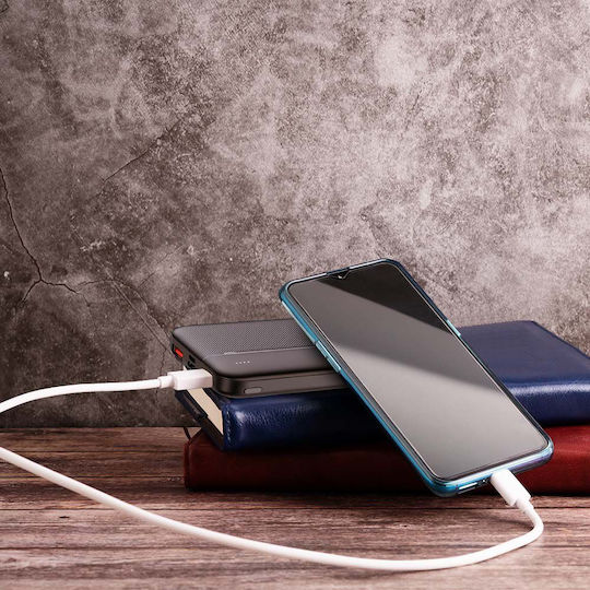 V-TAC Power Bank 10000mAh with USB-A Port and USB-C Port Black view 4