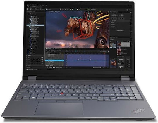 Lenovo ThinkPad P16 Gen 2 16" IPS QHD+ 165Hz (i7-13850HX/32GB/1TB SSD/RTX 3500 Ada/W11 Pro) Storm Grey (GR Keyboard)