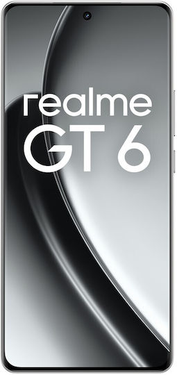 Realme GT 6 5G Dual SIM (16GB/512GB) Fluid Silver view 3