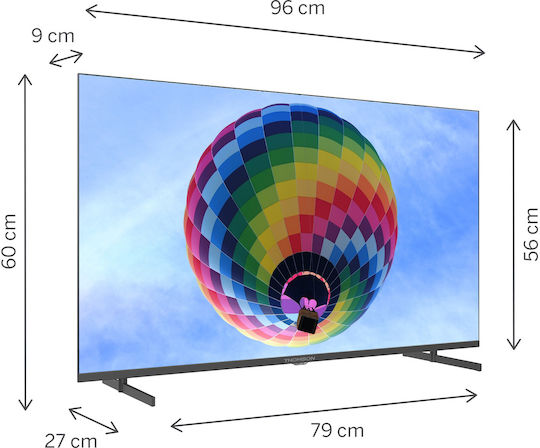 Thomson Smart Television 43" 4K UHD QLED 43QG4S14 (2024) view 3