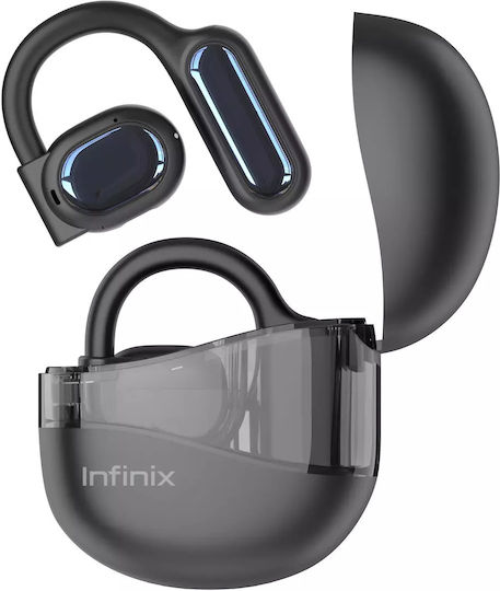 Infinix XBuds 3 Loop Bluetooth Handsfree Earphones with Sweat Resistance and Charging Case Black view 1