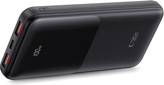 Tech-Protect PB01 Power Bank 10000mAh 22.5W with 2 USB-A Ports and USB-C Port Black vue 9