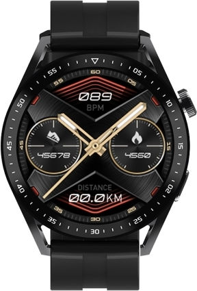 Ec33 Pro 1.48 Inch Color Screen Smart Watch Support Heart Rate Monitoring Blood Pressure Monitoring Black view 1