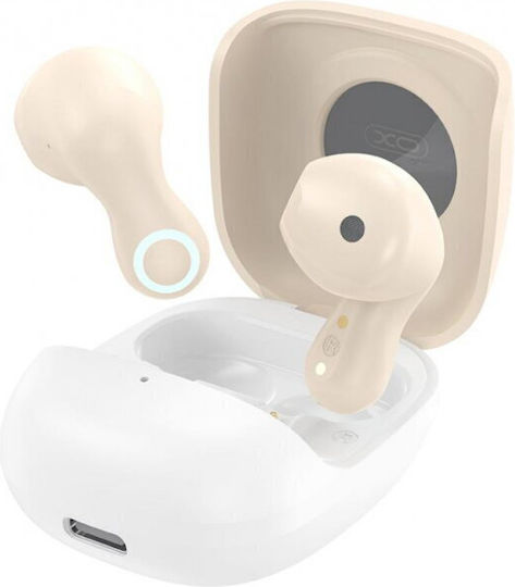 XO G28 Earbud Bluetooth Handsfree Earphones with Charging Case Beige view 2