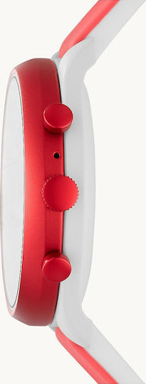Fossil Sport 41mm Smartwatch with Heart Rate Monitor (Red) view 3