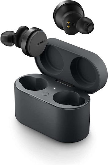 Philips TAT8506 In-ear Bluetooth Handsfree Earphones with Sweat Resistance and Charging Case Black view 2