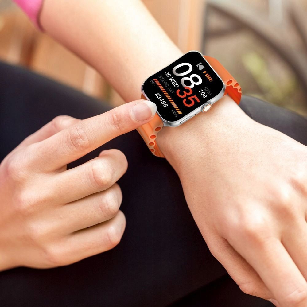 Kodak Sw-7210 Smartwatch with Heart Rate Monitor (Orange) view 5