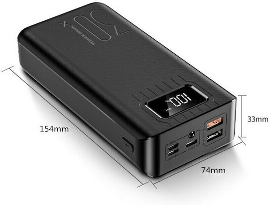 Andowl Q-CD701 Power Bank 40000mAh with 2 USB-A Ports Black vue 6