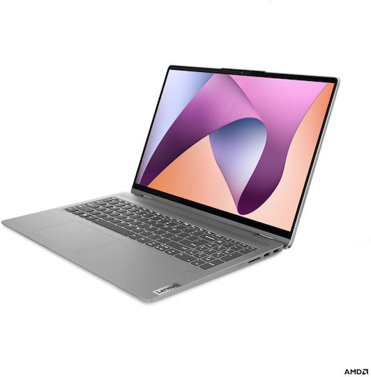 Lenovo IdeaPad Flex 5 16ABR8 16" IPS FHD+ Touchscreen (Ryzen 7-7730U/16GB/512GB SSD/W11 S) Arctic Grey (GR Keyboard) view 2
