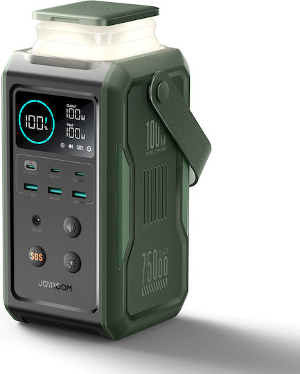 Joyroom JR-PBF10 Power Bank 75000mAh 100W with 3 USB-A Ports and 3 USB-C Ports Green