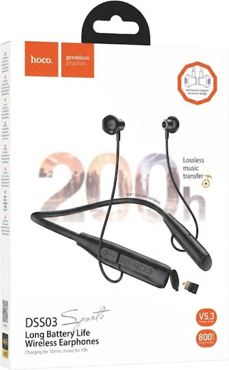 Hoco DSS03 In-ear Bluetooth Handsfree Headphones Black vista 4