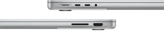 Apple MacBook Pro 14" (2023) 14.2" Retina Display 120Hz (M3-Max 14-core/36GB/1TB SSD) Silver (ES Keyboard) vista 5