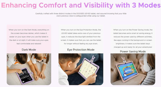 Doogee U9KID 10.1" Tablet (3GB/64GB) Purple view 9
