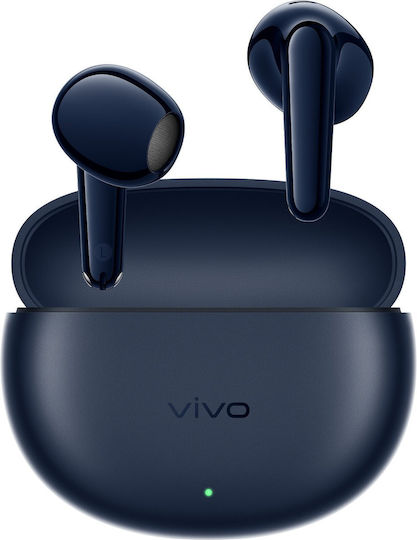 Vivo Buds Air3 Bluetooth Handsfree Earphones with Sweat Resistance and Blue Charging Case view 1