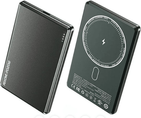 WK Power Bank 5000mAh 15W Black view 1