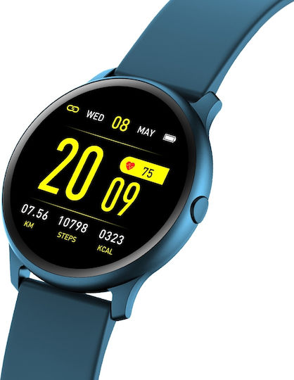 KW19 Smartwatch with Heart Rate Monitor (Blue) view 2
