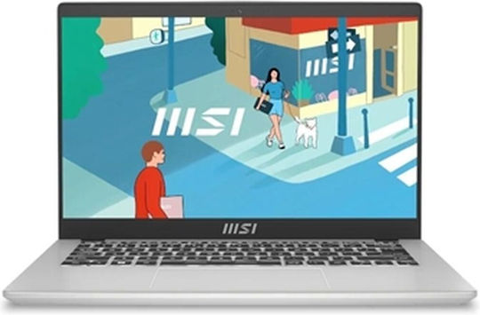 MSI Modern 14-426XES 14" FHD 144Hz (i5-1335U/16GB/1TB SSD/No OS) Urban Silver (ES Keyboard)