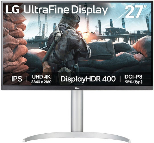 LG UltraFine 27UP650K-W IPS HDR Monitor 27" 4K 3840x2160 with Response Time 5ms GTG view 2