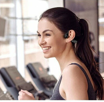 Techly ICC-SH-BONE-BLT Bone Conduction Bluetooth Handsfree Earphones Black view 3