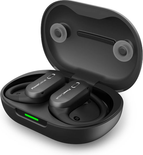 PowerLocus Open Ear Bluetooth Handsfree Earphones Black view 4
