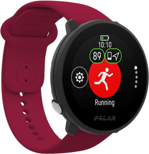 Polar Unite Waterproof Smartwatch with Heart Rate Monitor (Red) view 4