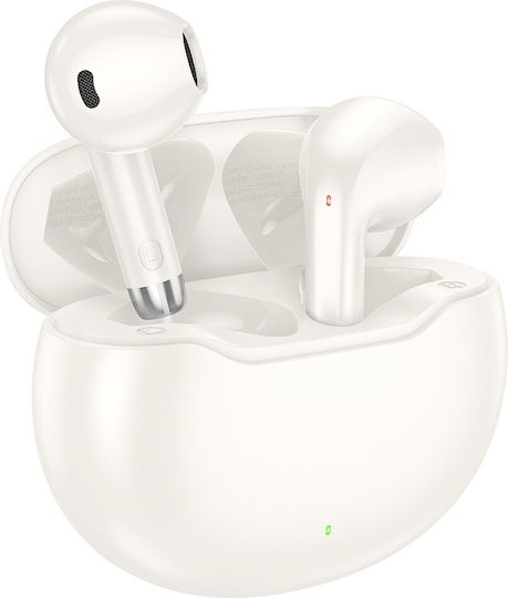 Hoco EW61 June In-ear Bluetooth Handsfree Earphones with Charging Case White view 1