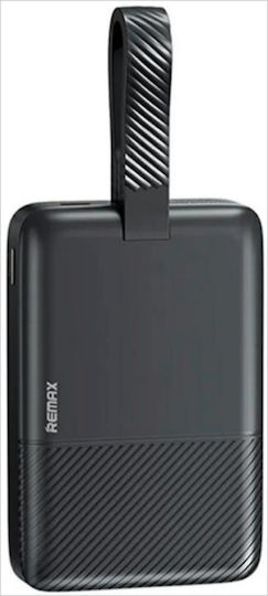 Remax MCP-1 Power Bank 10000mAh 30W with USB-A Port and 2 USB-C Ports Power Delivery Black