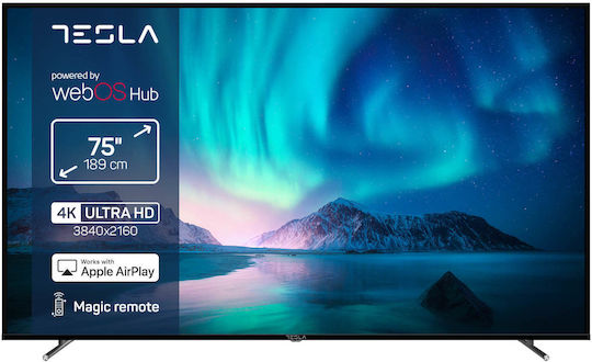 Tesla Smart Television 75" 4K UHD LED 75E645BUW HDR (2025) view 1