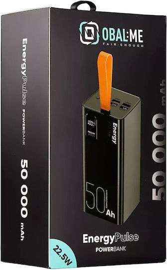 Obal:Me OMPWB50K Power Bank 50000mAh 22.5W with 2 USB-A Ports Black view 2