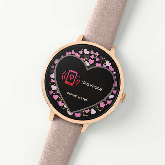 Reflex Active Series 03 Stainless Steel 38mm Smartwatch (Scattered Heart) view 3