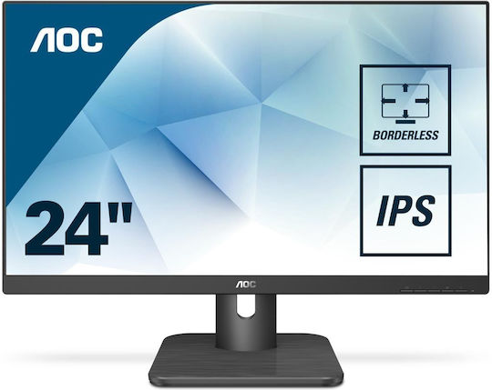 AOC 24E1Q IPS Monitor 23.8" FHD 1920x1080 with Response Time 5ms GTG vue 9