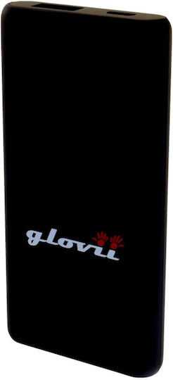 Glovii P2500G Power Bank 2500mAh with USB-A Port Black view 1