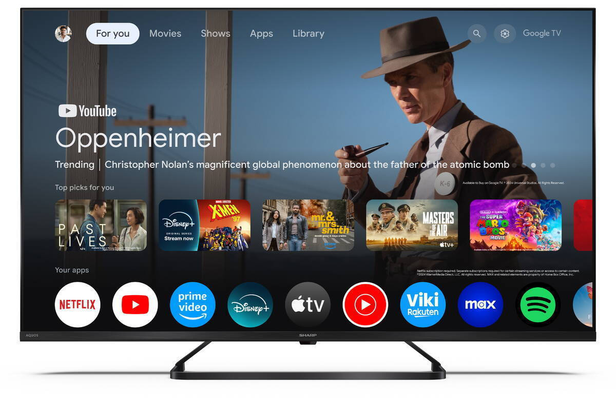 Sharp Smart TV 43" 4K UHD QLED 43HP6265E HDR (2025) vy 7